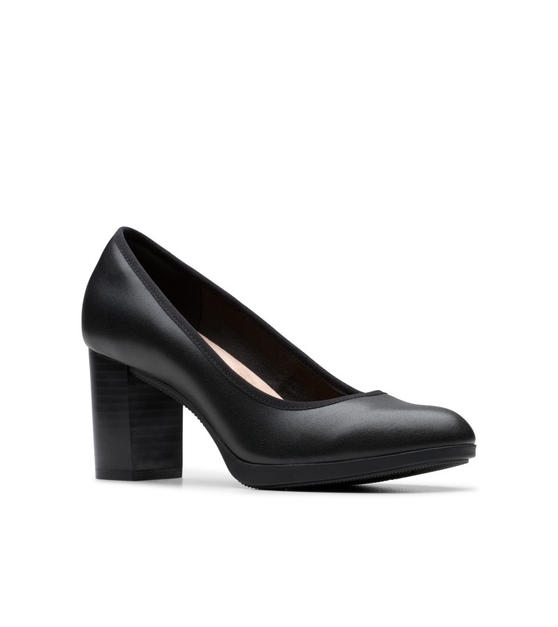 Clarks - Bayla Carly Black Leather