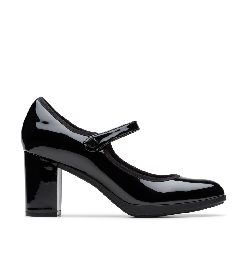 Clarks - Bayla Lily Black Patent