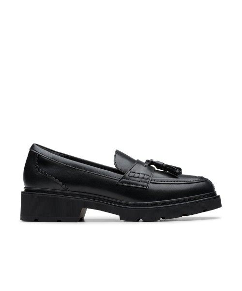 Clarks - Lauryl Tassel Black Leather