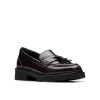 Clarks - Lauryl Tassel Wine Patent
