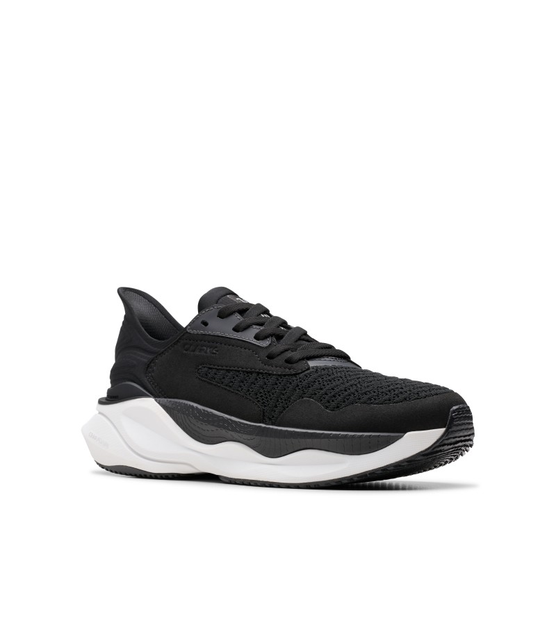 Clarks - Clarks Pace. Black/White