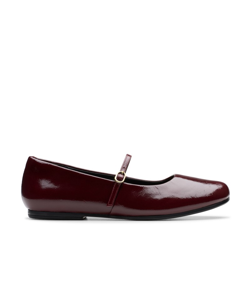 Clarks - Livia Sky Burgundy Patent