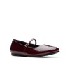 Clarks - Livia Sky Burgundy Patent