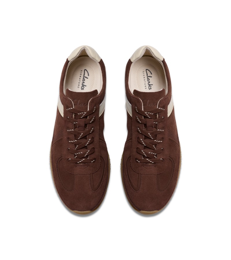 Clarks - Meridor Lo Brown Suede