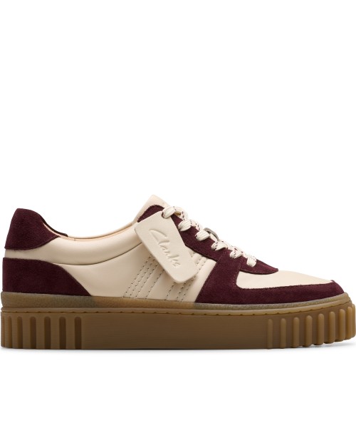 Clarks - Mayhill Lace Burgundy Combi Leather