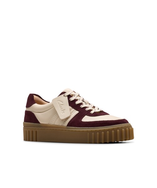 Clarks - Mayhill Lace Burgundy Combi Leather Clarks - Mayhill Lace Burgundy Combi Leather