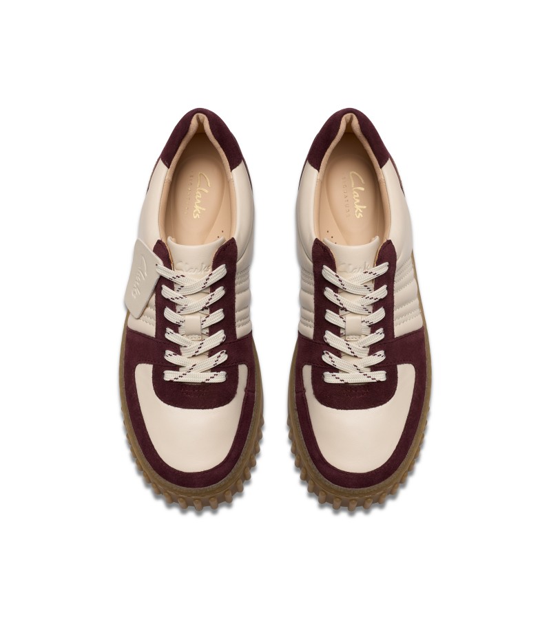 Clarks - Mayhill Lace Burgundy Combi Leather