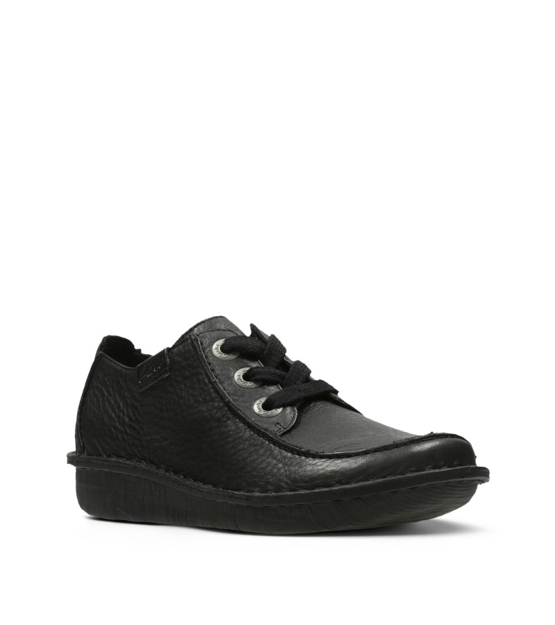 Clarks - Funny Dream Black Leather Clarks - Funny Dream Black Leather
