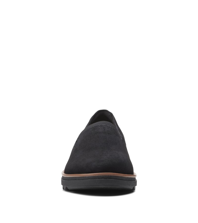 Clarks - Sharon Dolly Black Suede Clarks - Sharon Dolly Black Suede