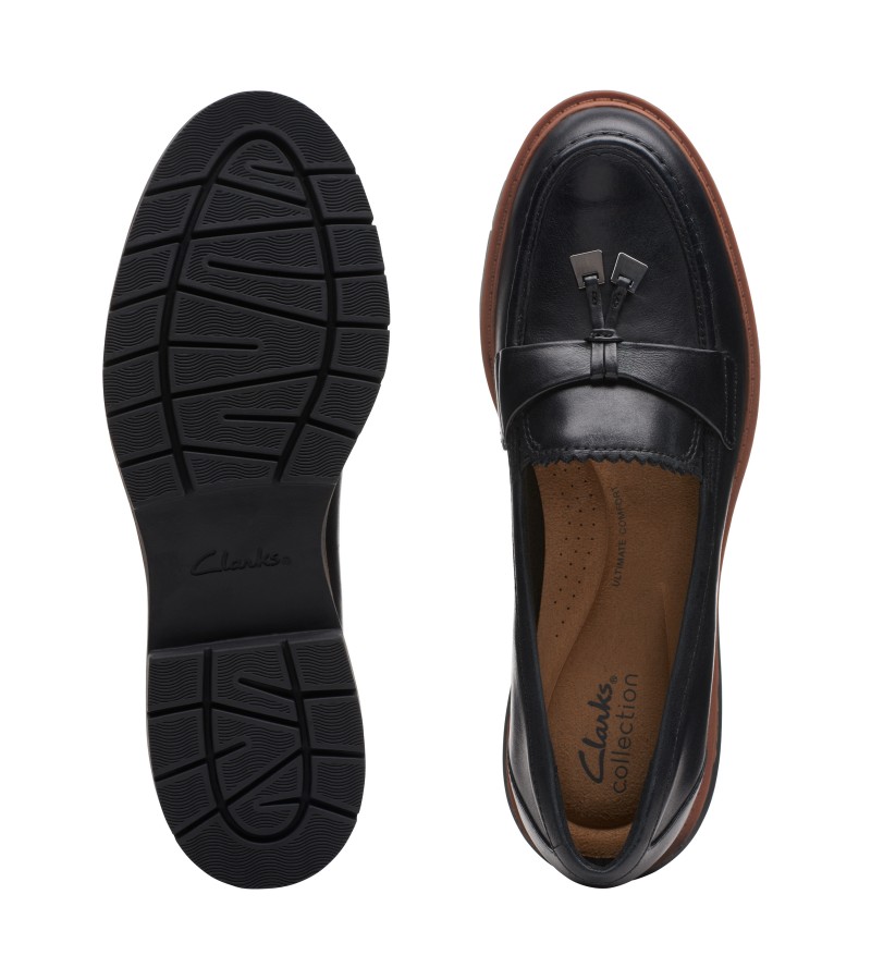 Clarks - Westlynn Bella Black Leather Clarks - Westlynn Bella Black Leather
