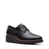 Clarks - Sharon Rae Black Leather Clarks - Sharon Rae Black Leather