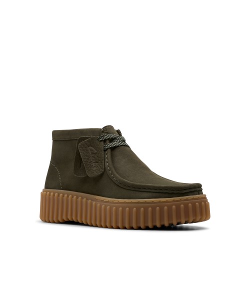Clarks - Torhill Moss Dark Green Nubuck