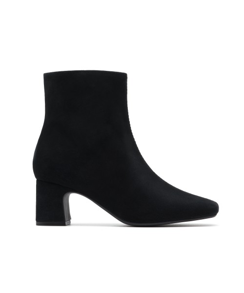 Clarks - Fernie Zip Black Suede