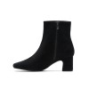 Clarks - Fernie Zip Black Suede Clarks - Fernie Zip Black Suede