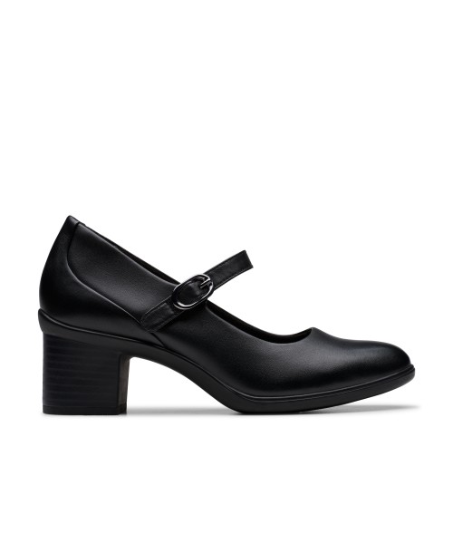 Clarks - Shaya Jane Black Leather Clarks - Shaya Jane Black Leather