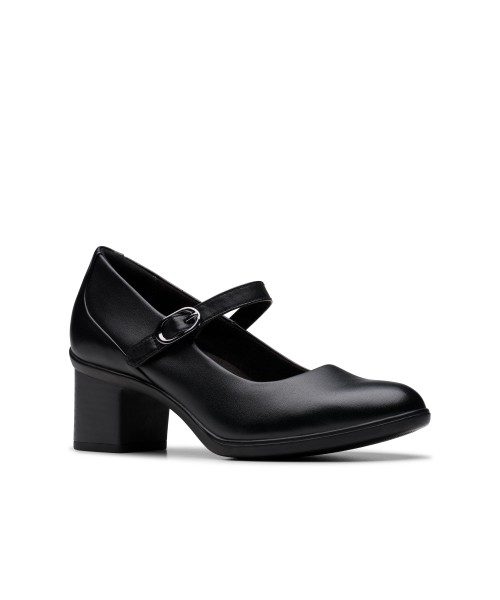 Clarks - Shaya Jane Black Leather