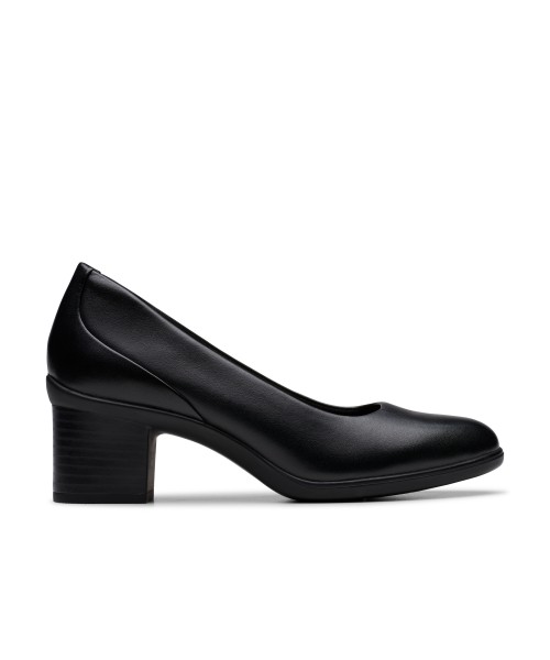 Clarks - Shaya Poppy Black Leather Clarks - Shaya Poppy Black Leather