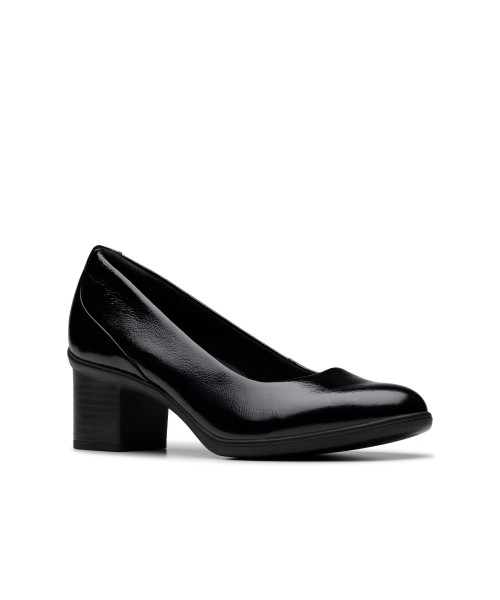 Clarks - Shaya Poppy Black Patent