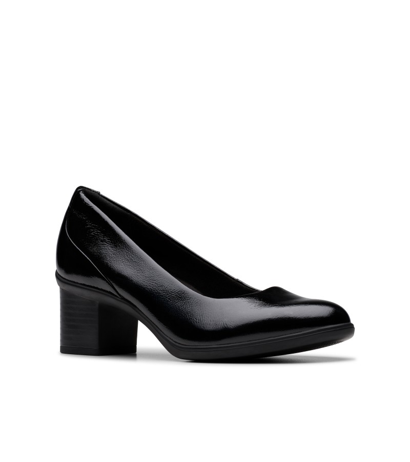 Clarks - Shaya Poppy Black Patent Clarks - Shaya Poppy Black Patent