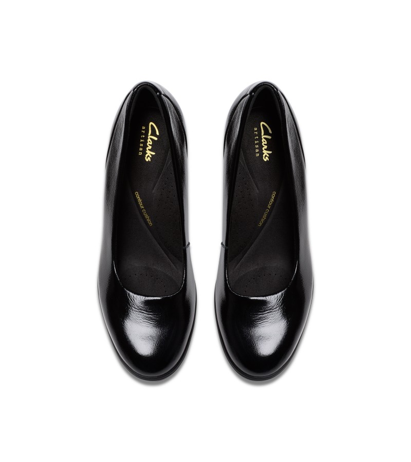 Clarks - Shaya Poppy Black Patent Clarks - Shaya Poppy Black Patent