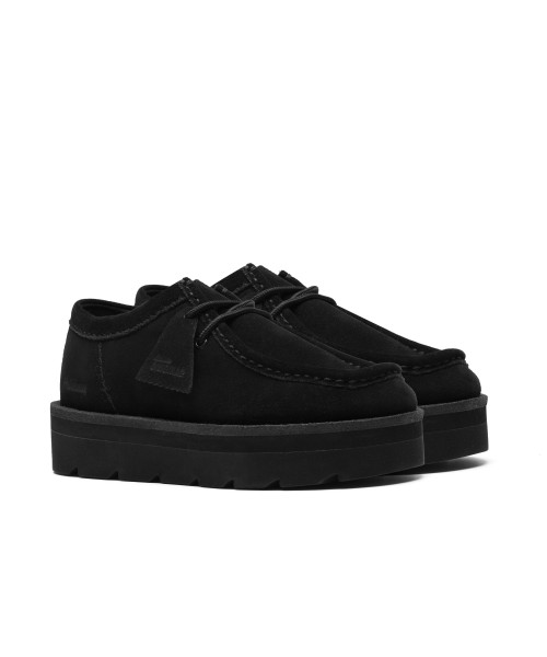Clarks - Meare Walla. Black Suede