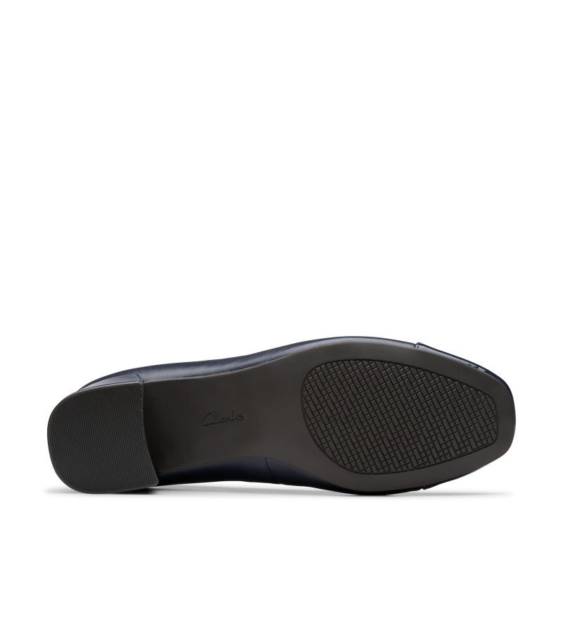 Clarks - Iridessa May Navy Leather Clarks - Iridessa May Navy Leather