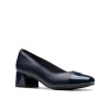 Clarks - Iridessa May Navy Leather Clarks - Iridessa May Navy Leather
