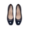 Clarks - Iridessa May Navy Leather Clarks - Iridessa May Navy Leather