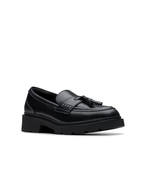 Clarks - Lauryl Tassel Black Leather