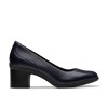 Clarks - Shaya Poppy Navy Leather Clarks - Shaya Poppy Navy Leather