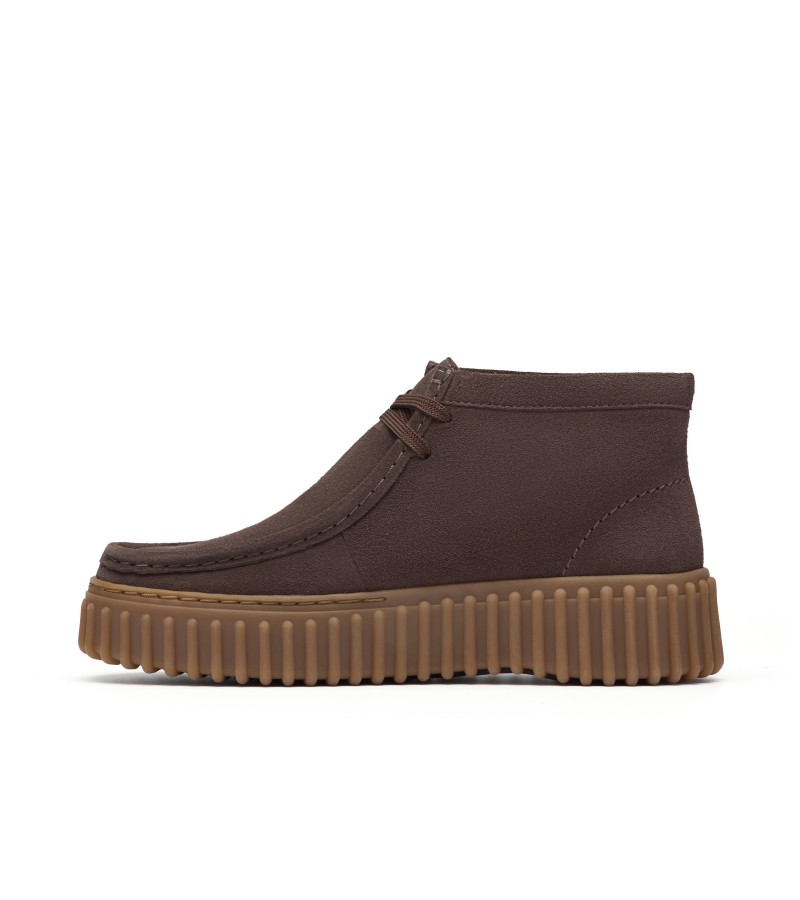 Clarks - Torhill Moss Dark Brown Suede