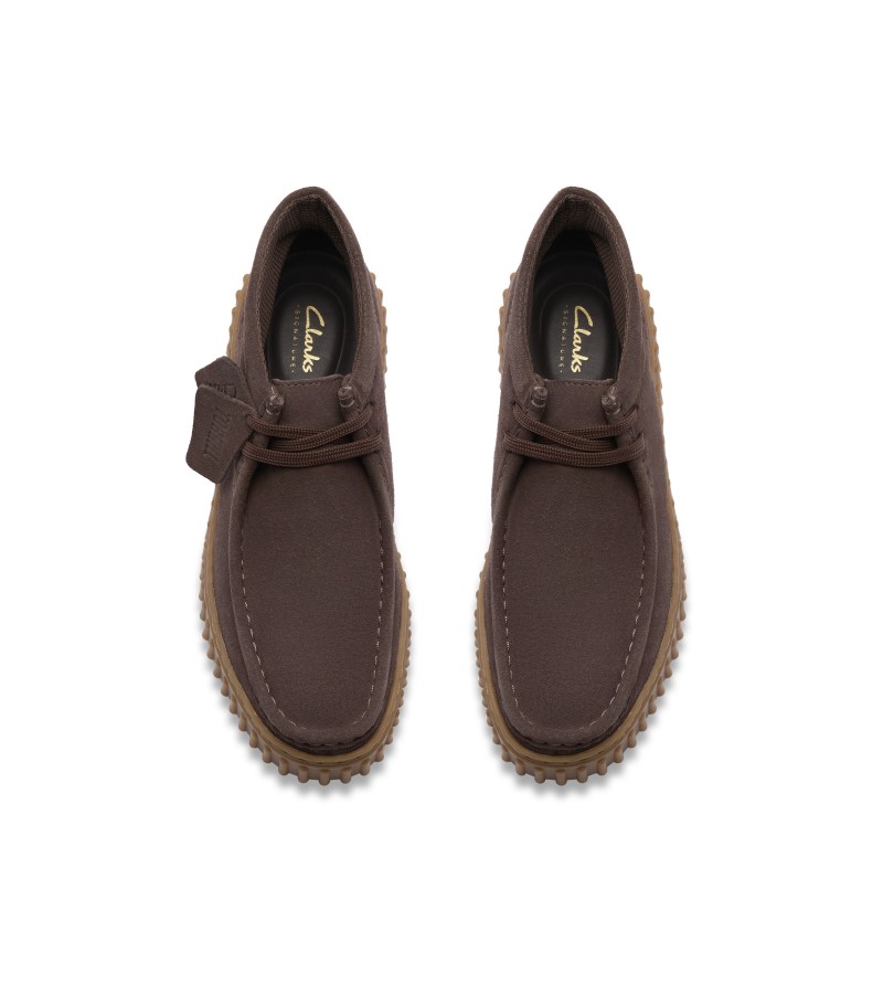 Clarks - Torhill Moss Dark Brown Suede