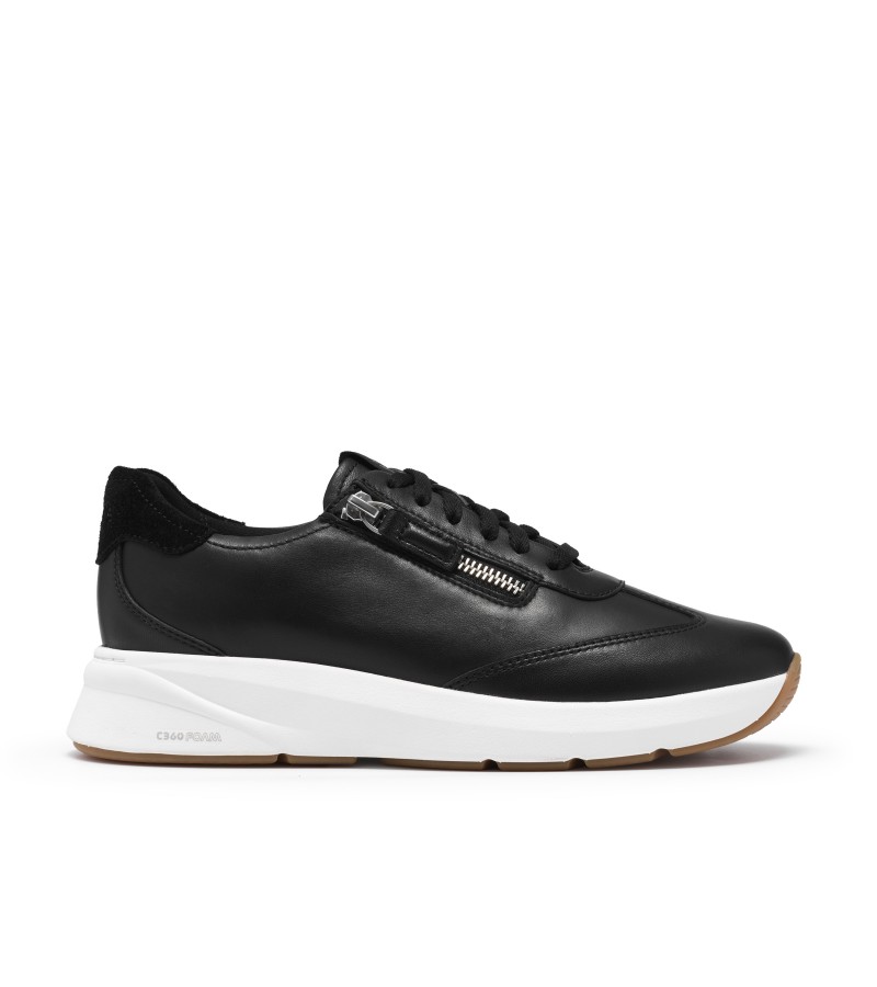 Clarks - Code R Run Black Leather