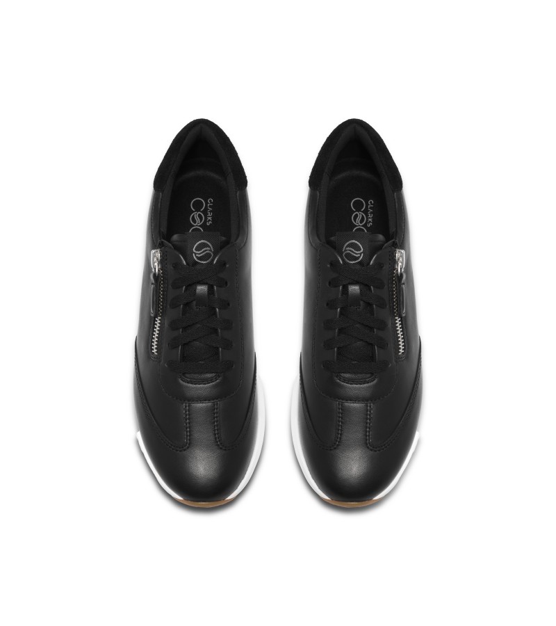 Clarks - Code R Run Black Leather