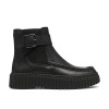 Clarks - Torhill Buckle Black Tumbled Leather