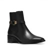 Clarks - Wrenn Buckle Black Leather