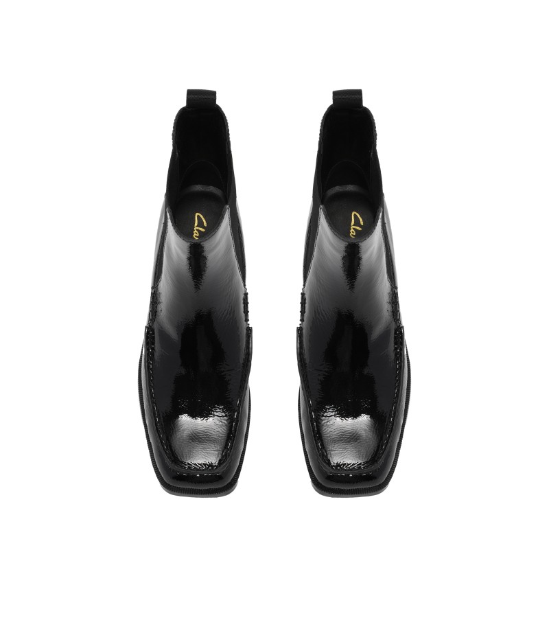 Clarks - Moseley Up Black Patent