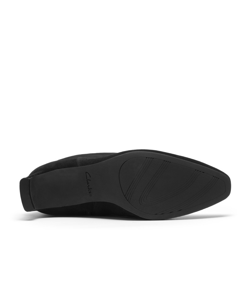 Clarks - Edina Slouch Black Suede