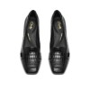 Clarks - Fernie Edge Black Croc Leather