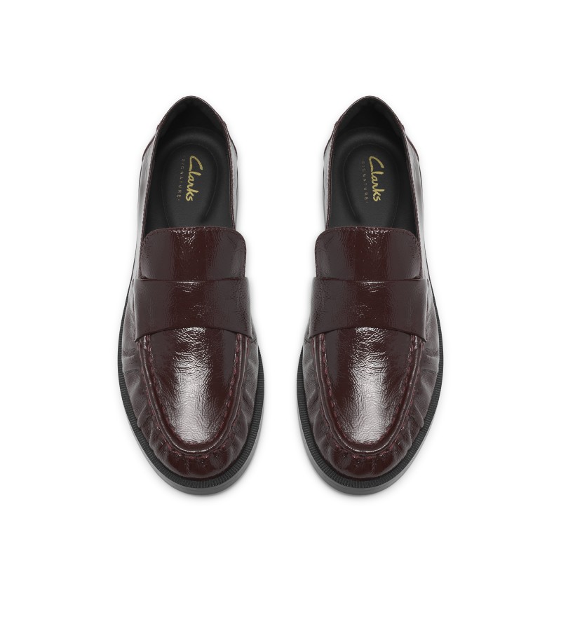 Clarks - Straven2 Step Burgundy Patent Clarks - Straven2 Step Burgundy Patent