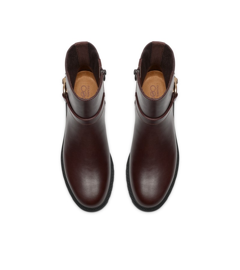 Clarks - Code L Bay Dark Brown Leather