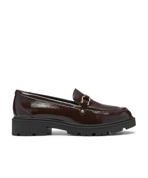 Clarks - Code L Step Dark Brown Patent