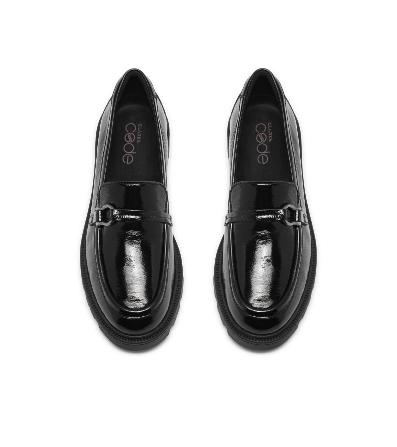 Clarks - Code L Step Black Patent Clarks - Code L Step Black Patent