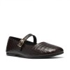 Clarks - Livia Jane Dark Brown Croc Leather