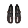 Clarks - Livia Jane Dark Brown Croc Leather