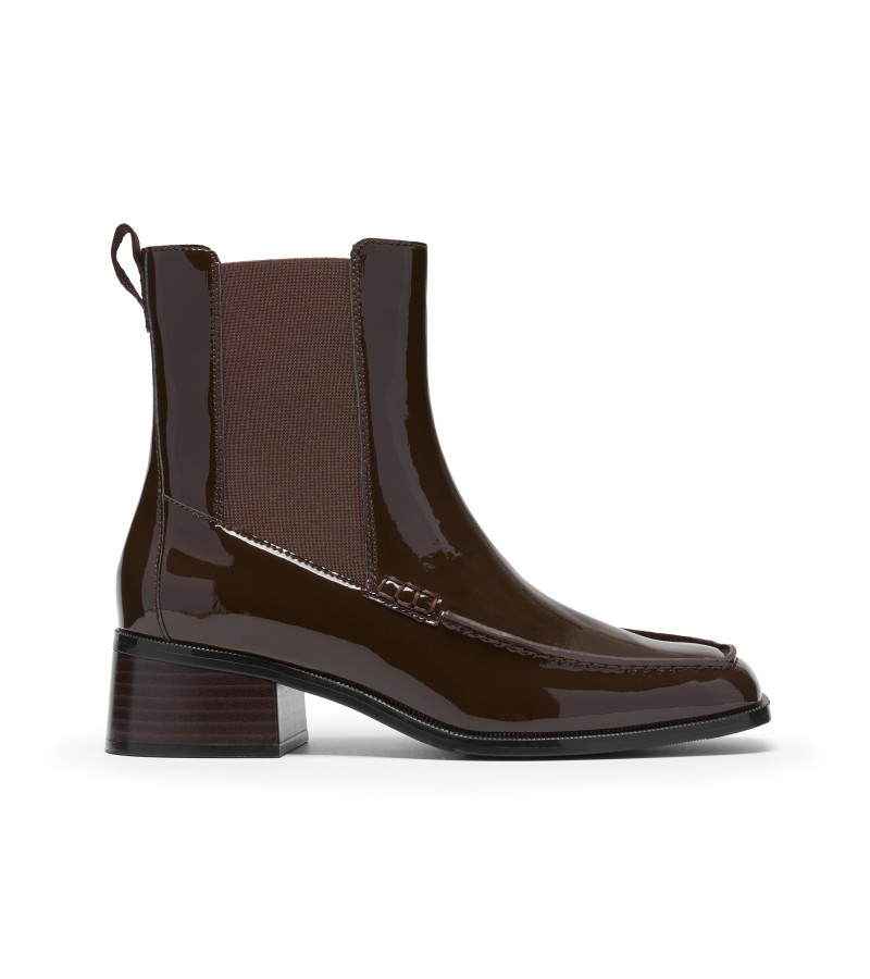 Clarks - Moseley Up Brown Patent