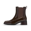 Clarks - Moseley Up Brown Patent