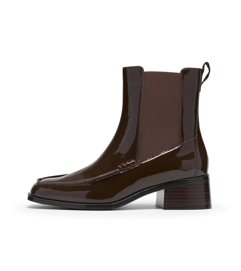 Clarks - Moseley Up Brown Patent