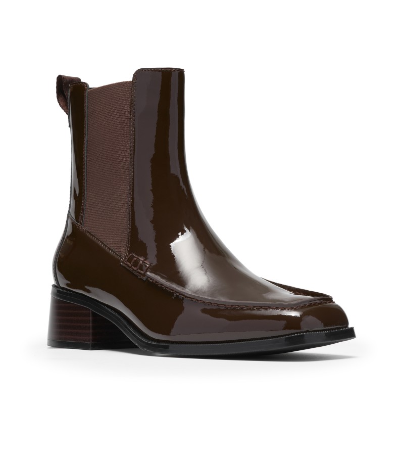 Clarks - Moseley Up Brown Patent