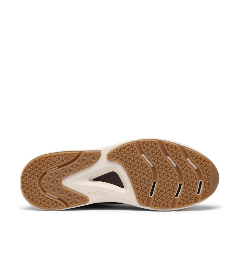Clarks - Code R Run Dark Tan Suede
